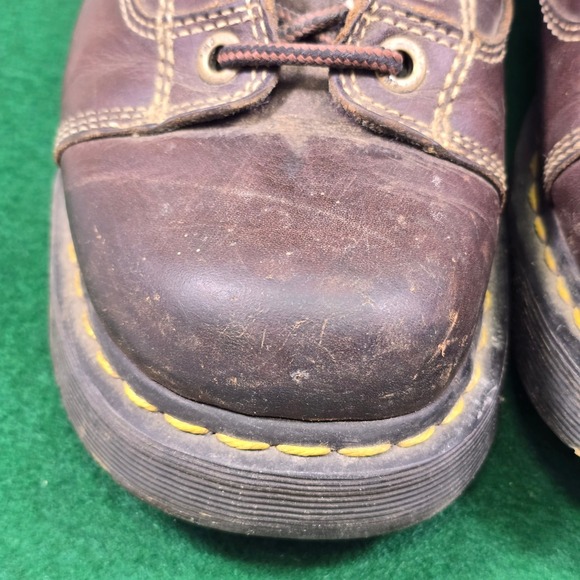 Dr. Martens 8A07 Mens Brown Leather Ankle Boots Size 10 US Lace Up AirWair Sole main image 2